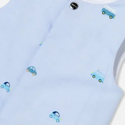 Jacadi Combinaison bébé garçon en Oxford - lore BLEU/MULTICO Clearance