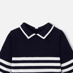 Jacadi Combinaison bébé garçon en tricot - lore MARINE/MULTICO Best