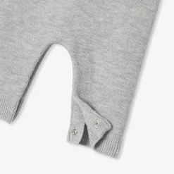 Jacadi Combinaison bébé garçon en tricot - gris chine clair GRIS CHINE CLAIR JACADI New