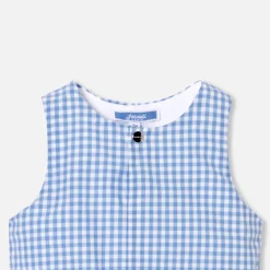 Jacadi Combinaison bébé garçon en Vichy - BLEU/BLANC Online