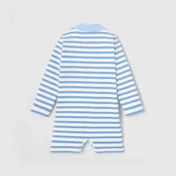 Jacadi Combinaison de bain protection UV UPF 40+ bébé garçon - BLANC/BLEU New