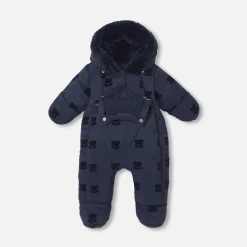 Jacadi Combi-pilote en nylon bébé fille - marine MARINE JACADI Discount