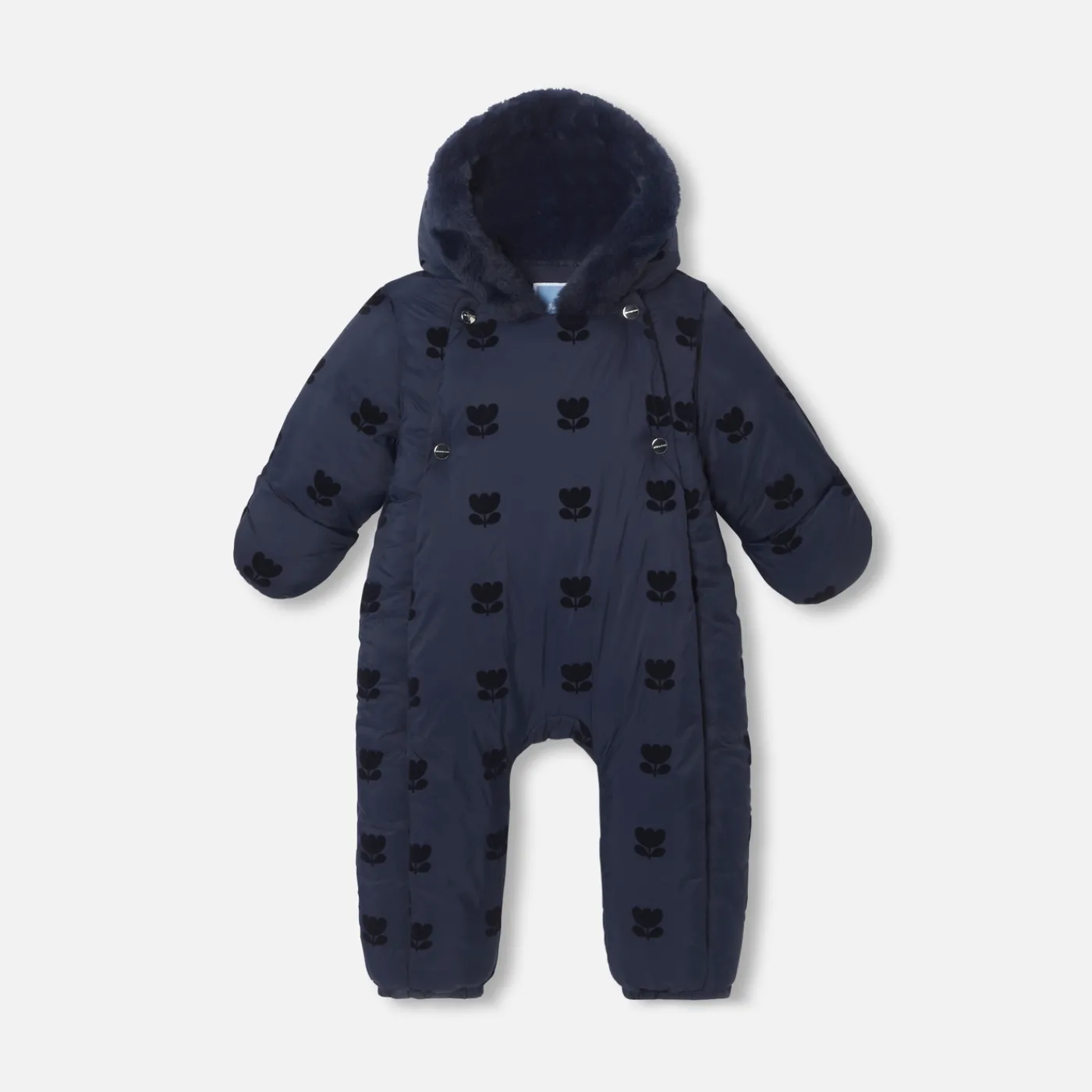 Jacadi Combi-pilote en nylon bébé fille - marine MARINE JACADI Discount