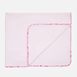 Jacadi Couverture double épaisseur en polaire - lore ROSE/MULTICO Discount