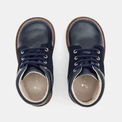 Jacadi Desert boots bébé garçon en cuir - marine MARINE JACADI Clearance