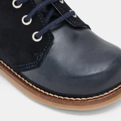 Jacadi Desert boots bébé garçon en cuir - marine MARINE JACADI Clearance