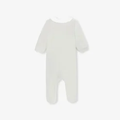 Jacadi Dors-bien bébé en velours - GRIS GIVRE Online