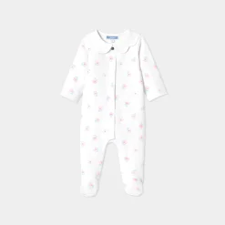 Jacadi Dors-bien bébé fille en interlock - lore BLANC/MULTICO Online