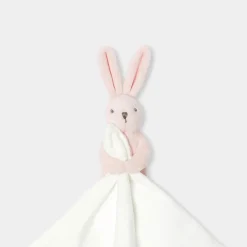 Jacadi Doudou lapin - BLANC/ROSE New