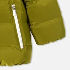 Jacadi Doudoune à capuche enfant garçon - KAKI Best