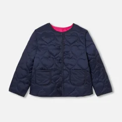 Jacadi Doudoune légère enfant fille - MARINE/ROSE Hot
