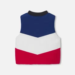 Jacadi Doudoune sans manches bébé garçon - lore MARINE/MULTICO Outlet