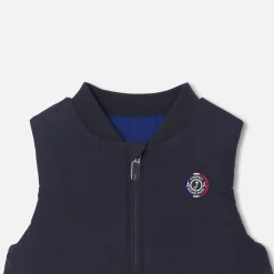 Jacadi Doudoune sans manches bébé garçon - lore MARINE/MULTICO Outlet