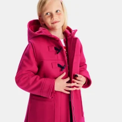 Jacadi Duffle-coat enfant fille en laine - ROSE GRENADINE New