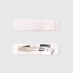 Jacadi Duo de barrettes à nœud plat enfant fille - rose pale ROSE PALE JACADI Outlet
