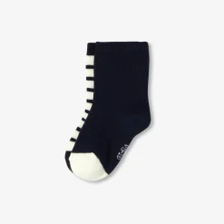 Jacadi Duo de chaussettes bébé - BLANC/MARINE New