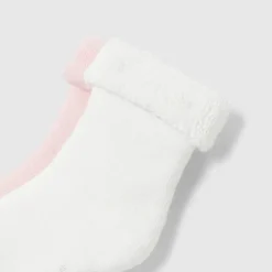 Jacadi Duo de chaussettes bébé fille - BLANC/ROSE Outlet