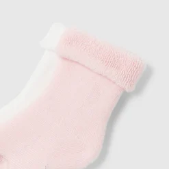 Jacadi Duo de chaussettes bébé fille - BLANC/ROSE Outlet