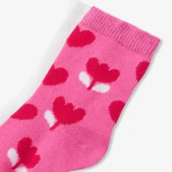 Jacadi Duo de chaussettes bébé fille - lore ROSE/MULTICO Discount