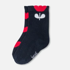 Jacadi Duo de chaussettes bébé fille - lore MARINE/MULTICO Sale