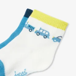 Jacadi Duo de chaussettes bébé garçon - BLANC/BLEU Hot