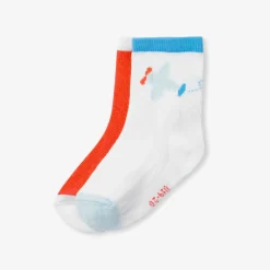 Jacadi Duo de chaussettes bébé garçon - BLEU/BLANC