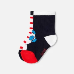 Jacadi Duo de chaussettes bébé garçon - lore MARINE/MULTICO