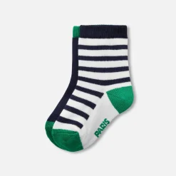 Jacadi Duo de chaussettes bébé garçon - MARINE/VERT Online