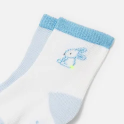 Jacadi Duo de chaussettes bébé garçon - lore BLEU/MULTICO Discount