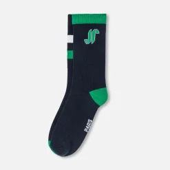 Jacadi Duo de chaussettes enfant garçon - lore MARINE/MULTICO Sale