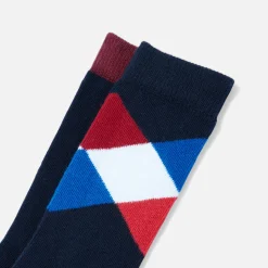 Jacadi Duo de chaussettes hautes enfant garçon - lore MULTICO