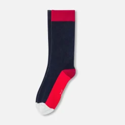 Jacadi Duo de chaussettes hautes enfant garçon - MARINE/ROUGE Outlet