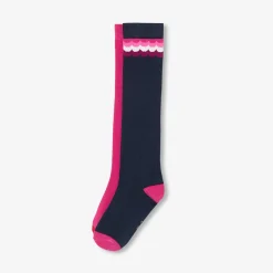 Jacadi Duo de chaussettes hautes enfant fille - lore MULTICO Discount