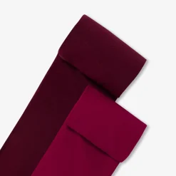 Jacadi Duo de collants enfant fille - lore ROSE/MULTICO Best