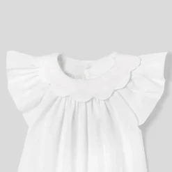 Jacadi Ensemble bébé fille à culotte rayée - BLANC/GRIS Discount
