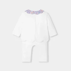 Jacadi Ensemble bébé fille en double jersey - blanc BLANC JACADI Hot