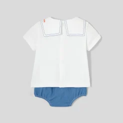 Jacadi Ensemble bébé garçon - BLANC/BLEU Outlet