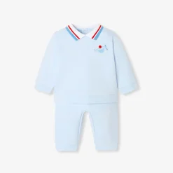 Jacadi Ensemble bébé garçon en molleton - BLEU PALE Online