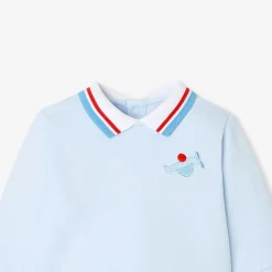 Jacadi Ensemble bébé garçon en molleton - BLEU PALE Online