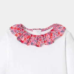Jacadi Ensemble confort bébé fille en double jersey - blanc BLANC JACADI New