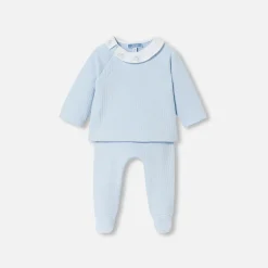 Jacadi Ensemble confort bébé garçon - BLEU PALE Sale