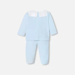 Jacadi Ensemble confort bébé garçon - BLEU PALE Discount