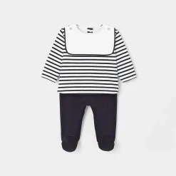 Jacadi Ensemble pantalon bébé garçon - MARINE/BLANC New