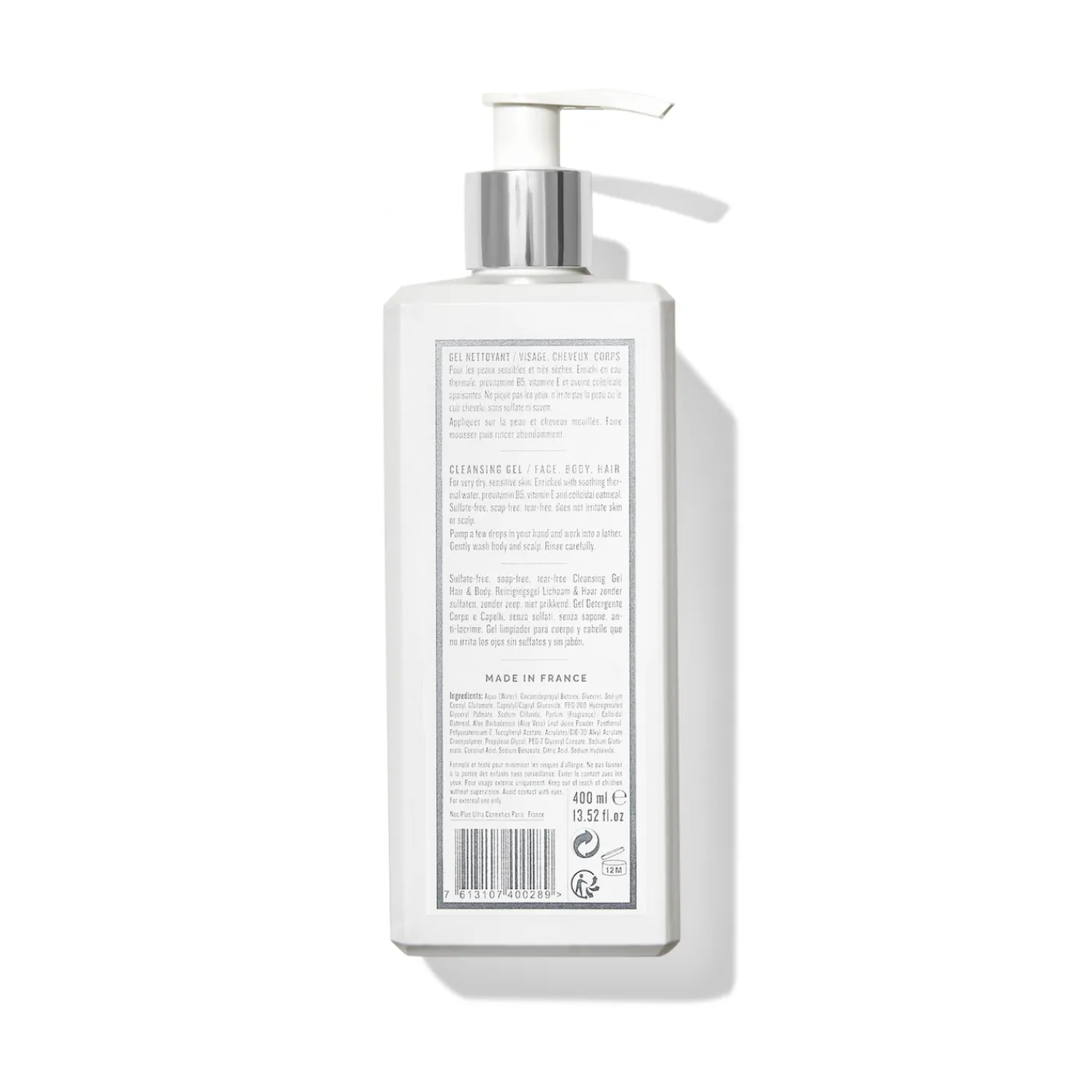 Jacadi Gel nettoyant corps et cheveux 400 ml BLANC JACADI Outlet