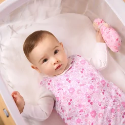 Jacadi Gigoteuse bébé 0-6 mois en tissu Liberty - lore ROSE/MULTICO Sale