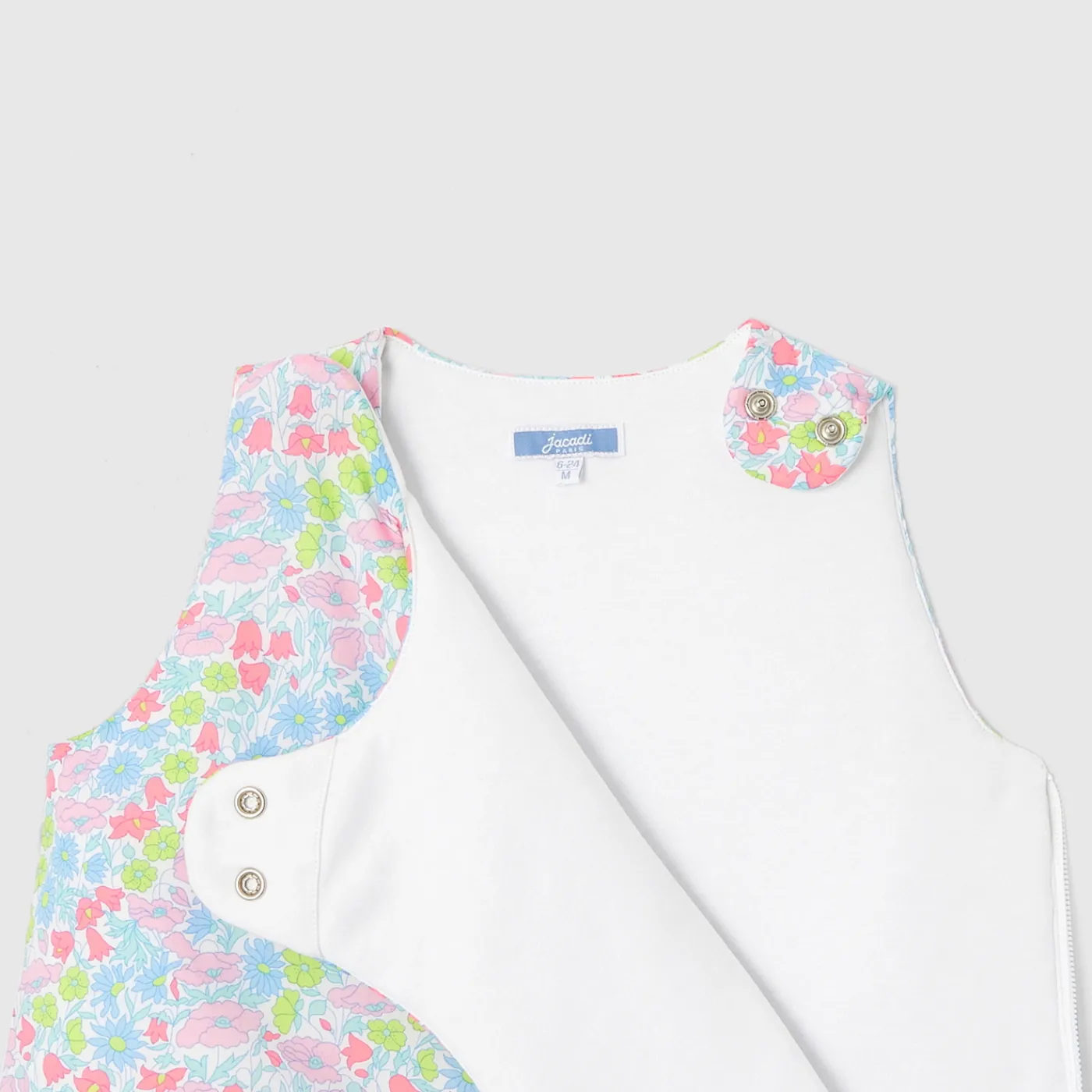Jacadi Gigoteuse évolutive 6-24 mois bébé fille - lore BLANC/MULTICO Discount