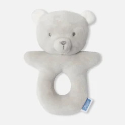 Jacadi Hochet ourson en velours - GRIS GIVRE Clearance