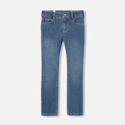 Jacadi Jean droit enfant garçon - DENIM/BLEU RIVAGE Outlet
