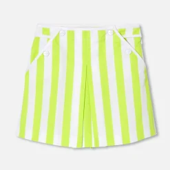Jacadi Jupe-culotte enfant fille - BLANC/VERT