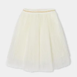 Jacadi Jupon en tulle enfant fille - BLANC/OR Discount